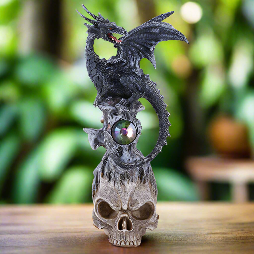 Dragon On Skull