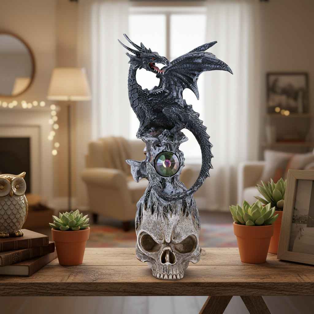 Dragon On Skull