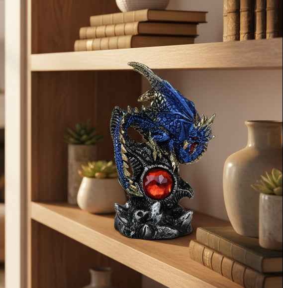 Small Blue Dragon With Gem