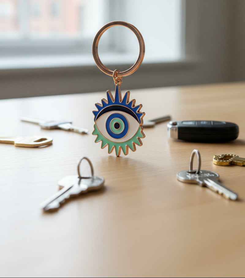 All Seeing Eye Protection Keyring for Protection Everywhere You Go