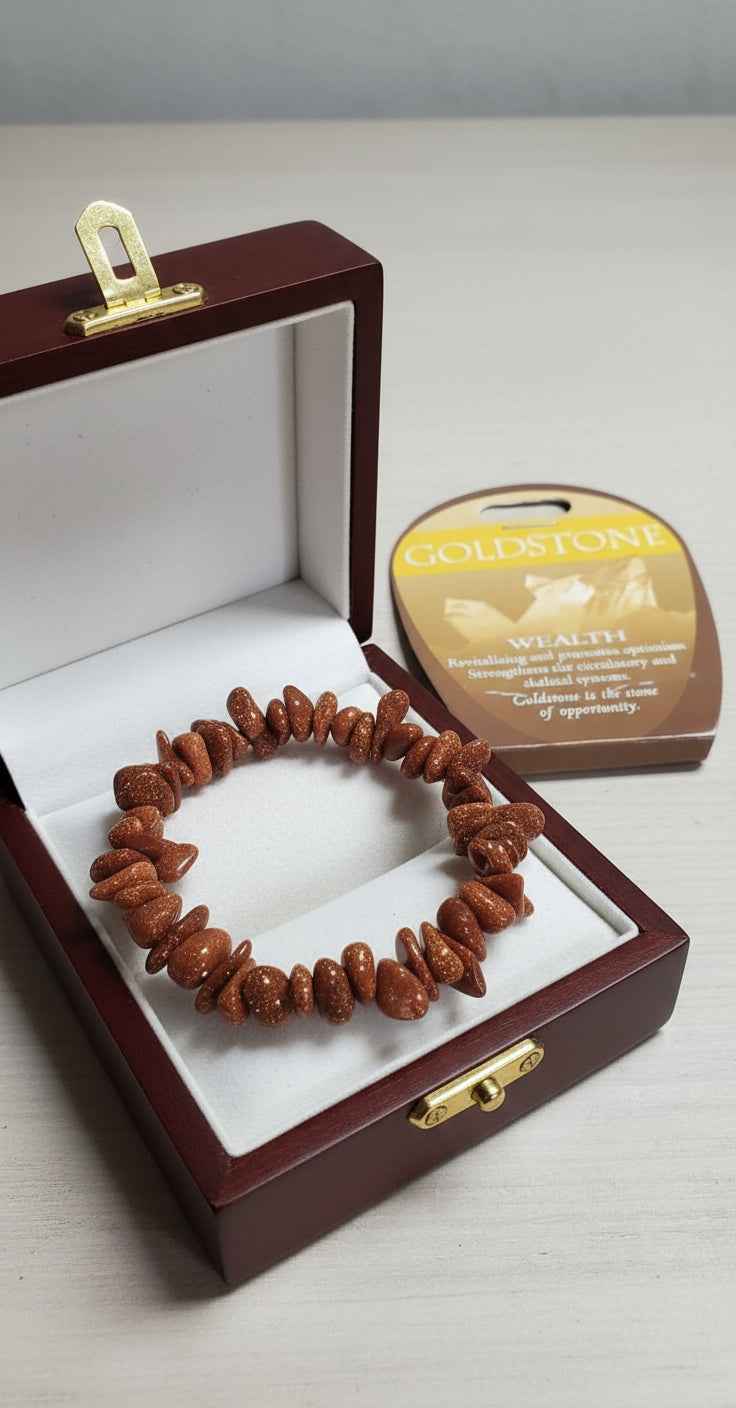 Goldstone Wealth Bracelet - Harness Prosperity and Abundance