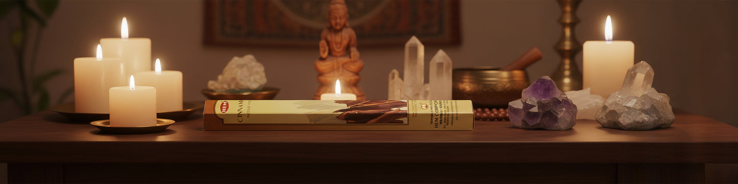 Hem Hexagon Cinnamon Incense Sticks - Divine Intentions