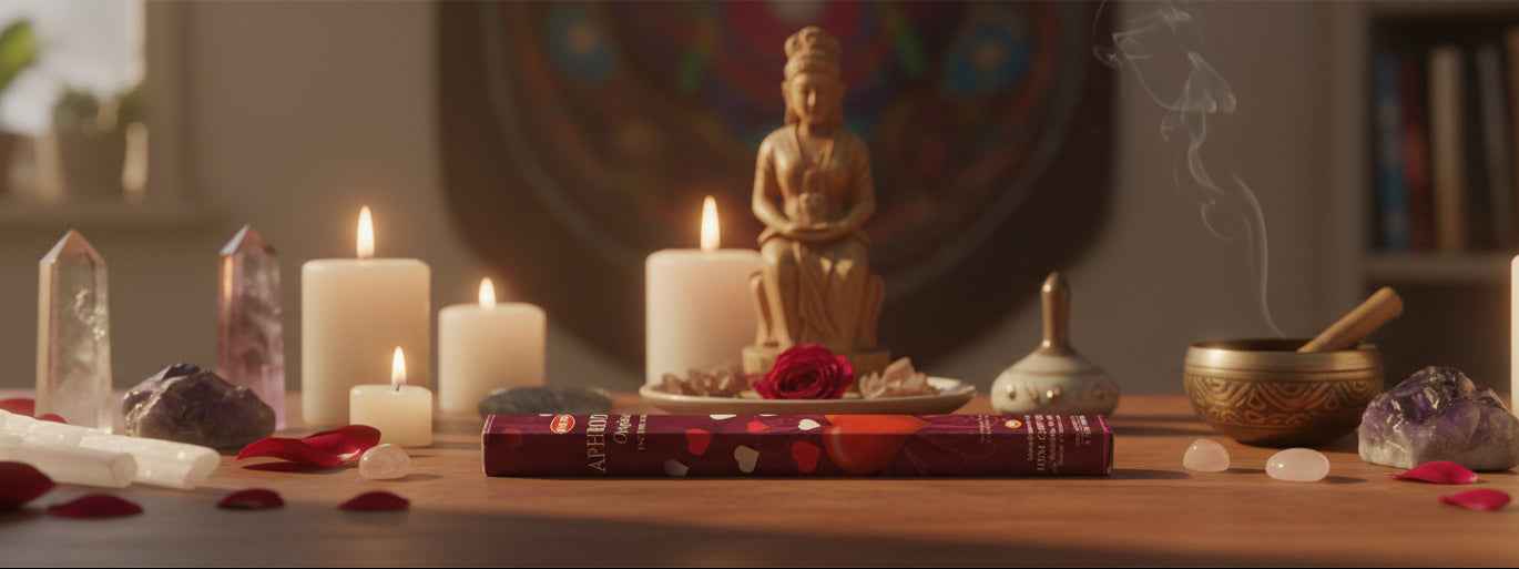 Hem Hexagon Aphrodisia Incense Sticks for Enhanced Aromatic Experience