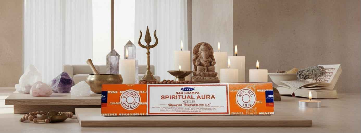 Satya Spiritual Aura Incense Sticks for Cleansing and Meditation