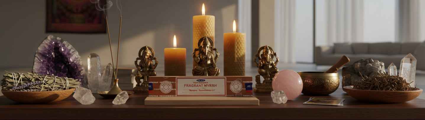 Satya Fragrant Myrrh Incense Sticks for Relaxation and Meditation