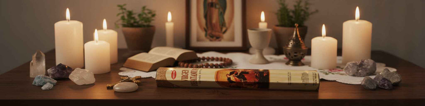 Hem Hexagon Virgen Desatanudos Incense Sticks