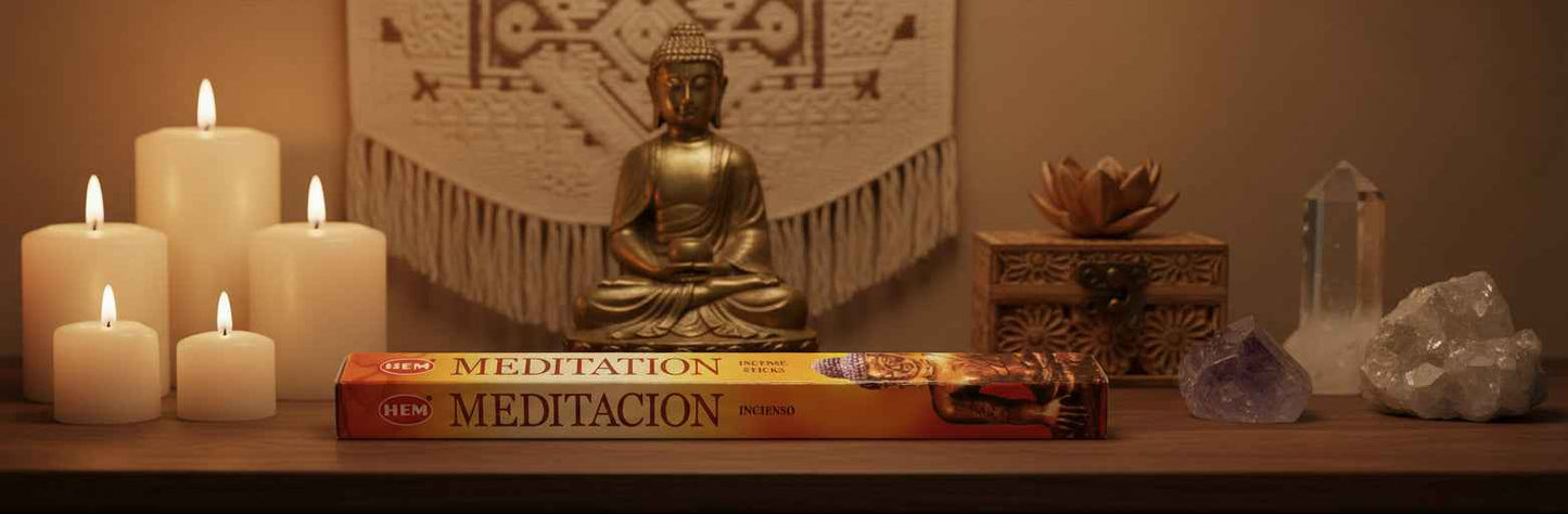 Hem Hexagon Meditation Incense Sticks for Enhanced Relaxation and Focus