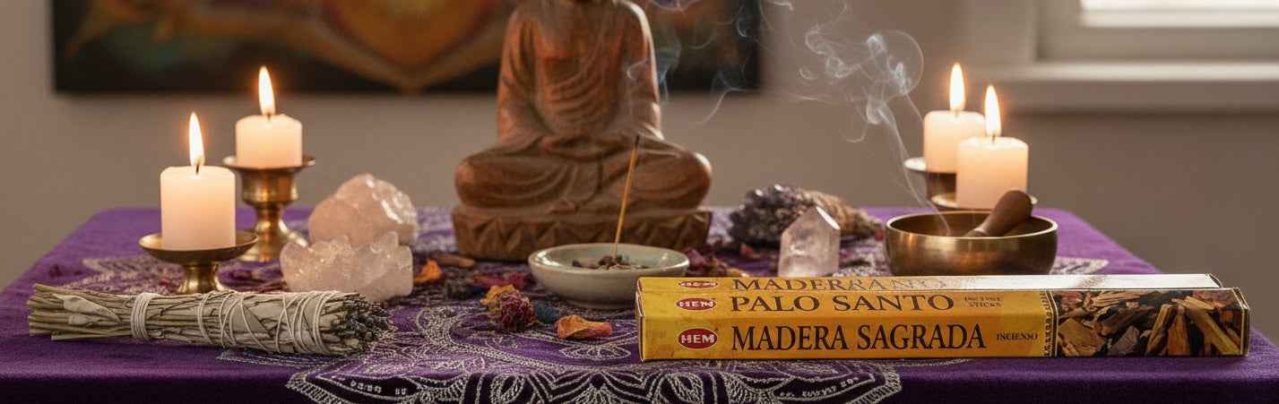 Hem Hexagon Palo Santo Incense Sticks for Purifying and Relaxing Aromatherapy