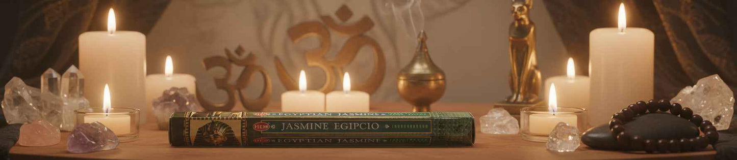 Hem Hexagon Egyptian Jasmine Incense Sticks