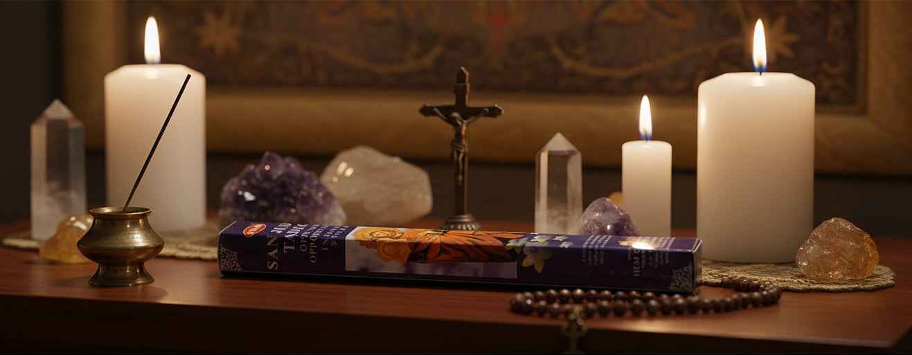 Hem Hexagon San Judas Incense Sticks for Spiritual Purity and Protection