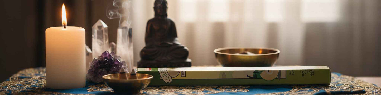 Hem Hexagon Green Apple Incense Sticks