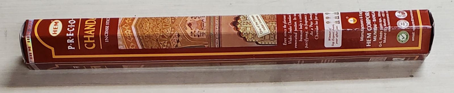 Hem Hexagon Precious Chandan Incense Sticks
