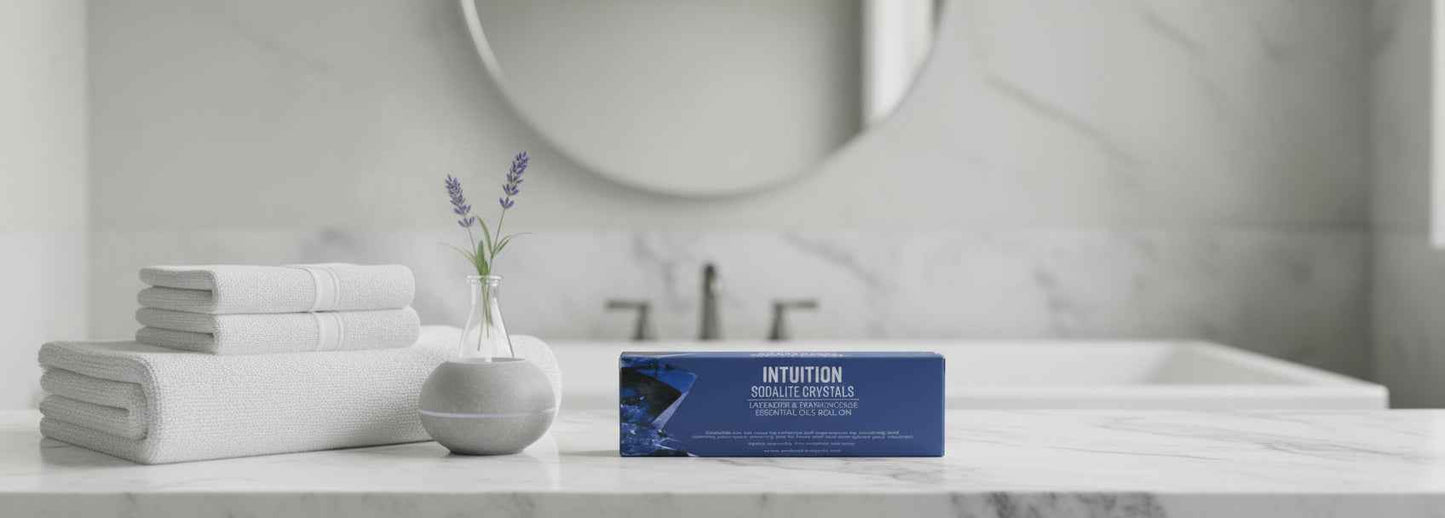 Intuition Energy Stone Roll On Body Oil for Soothing and Calming