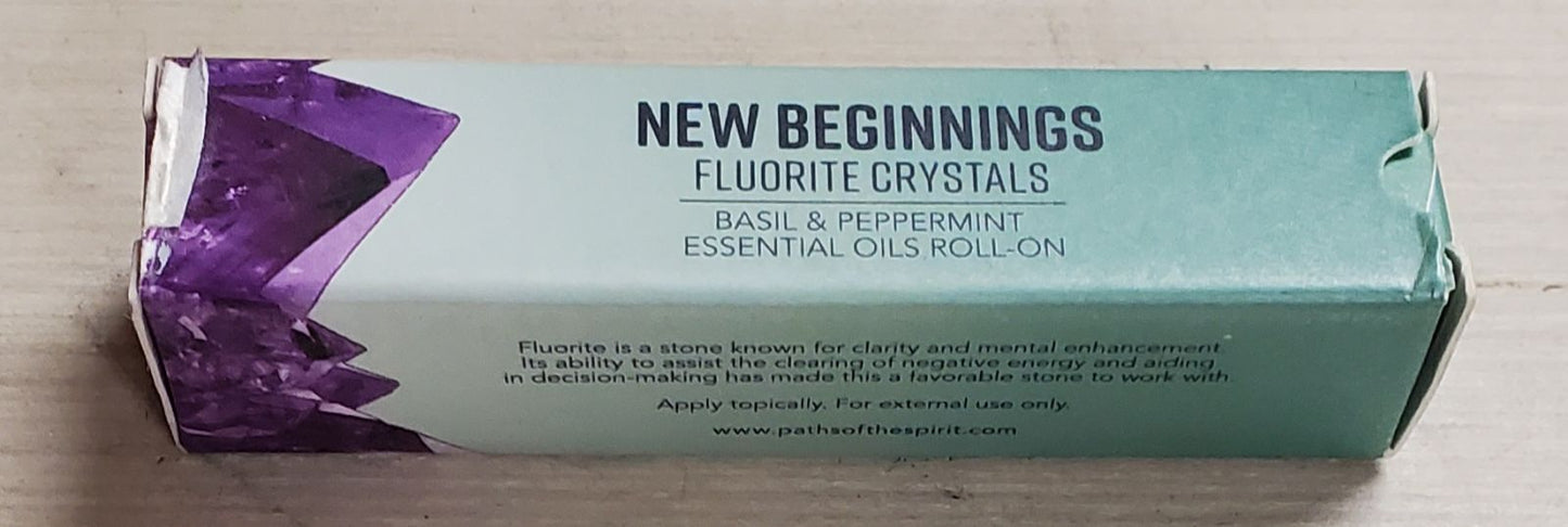 New Beginnings Energy Stone Roll On Body Oil