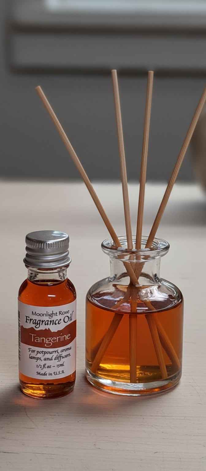 Moonlight Rose Tangerine Aroma Oil for Relaxation and Serenity