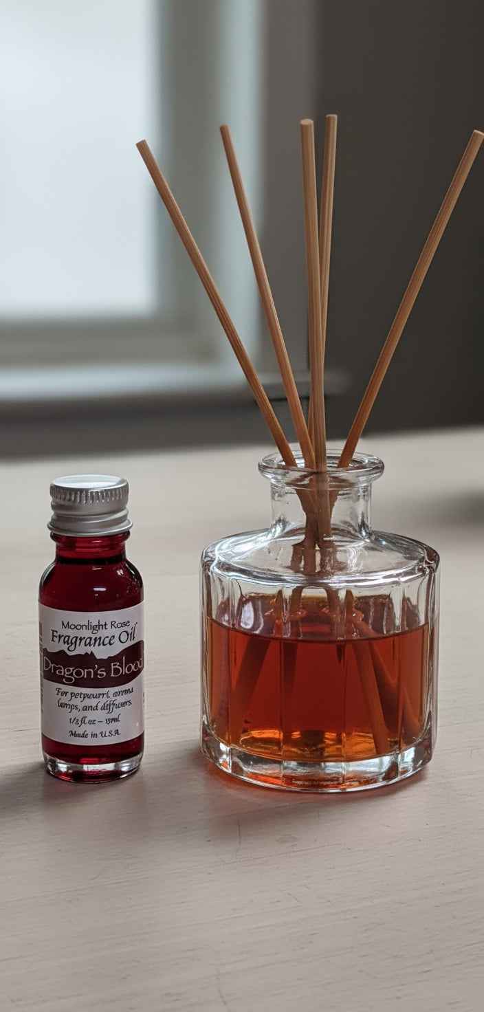 Moonlight Rose Dragons Blood Aroma Oil - Enchanting Fragrance for Relaxation and Wellness