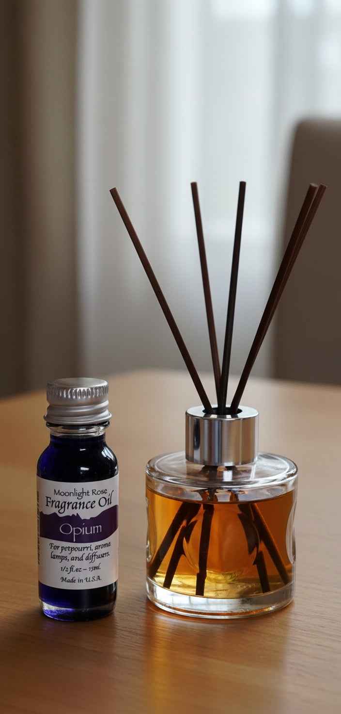 Moonlight Rose Opium Aroma Oil - Enchanting Fragrance for Relaxation and Wellness