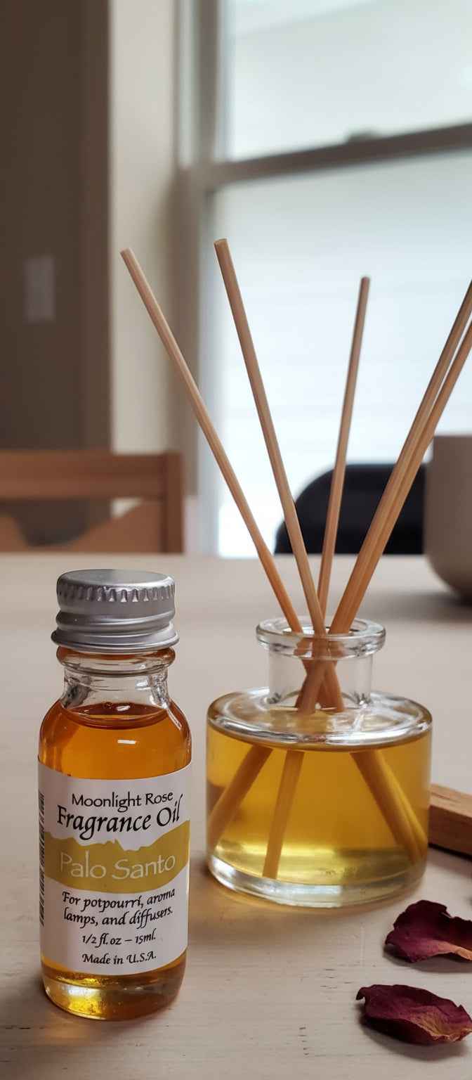 Moonlight Rose Palo Santo Aroma Oil for Relaxation and Healing