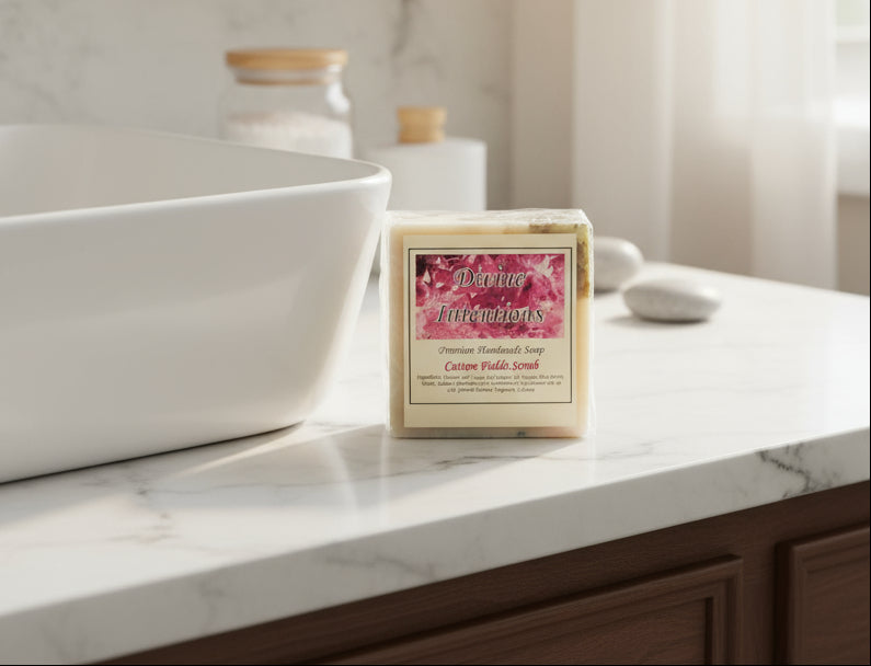 Cotton Fields Scrub Bar Soap - Divine Intentions