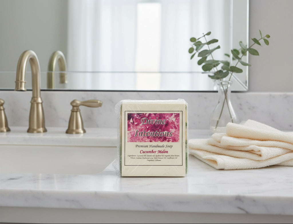 Cucumber Melon Bar Soap - Divine Intentions