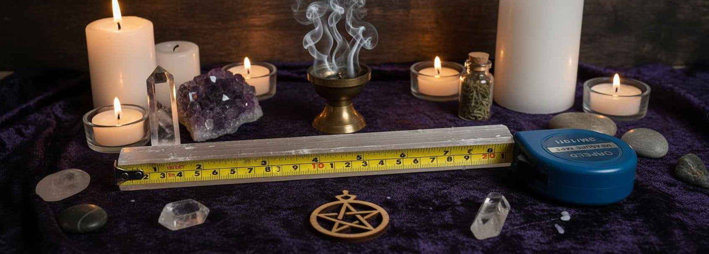 7 to 8 Inch Selenite Crystal Wands Sticks for Healing, Reiki, & Metaphysical Energy Drawing