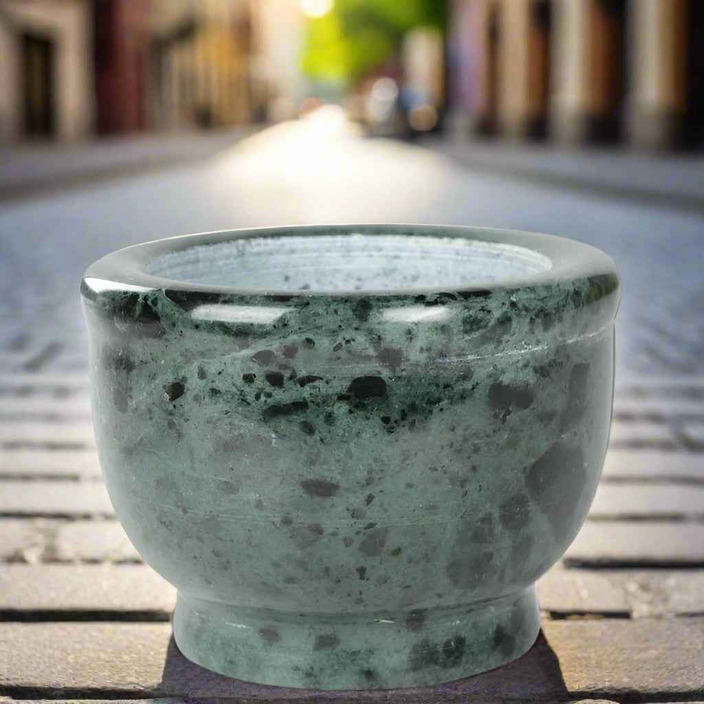 2 Inch Green Marble Mortar And Pestle