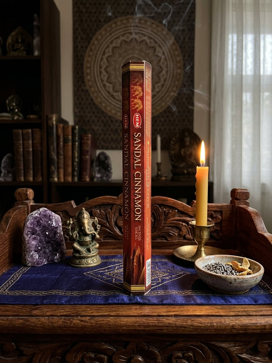 HEM Hexagon Sandal Cinnamon Incense Sticks
