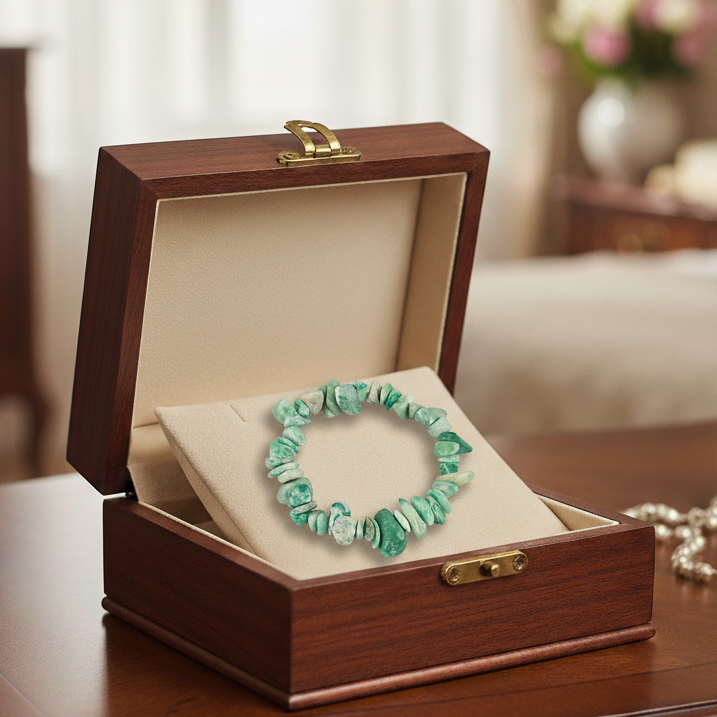 Natural Jade Gemstone Bracelet for Positive Energy and Balance
