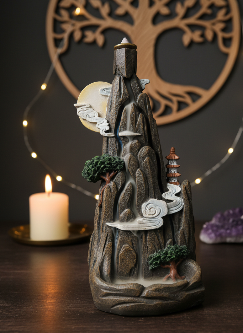 Mountain Top Backflow Incense Burner - Elevate Your Aromatherapy Experience