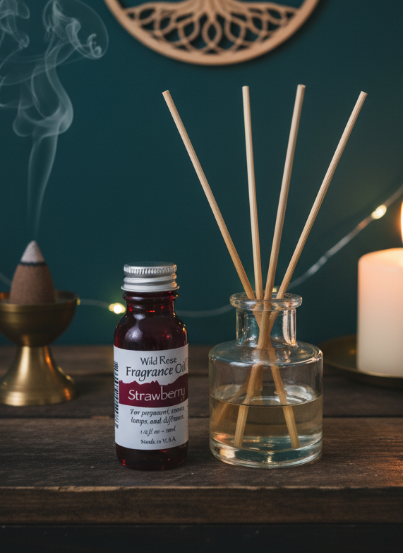 Moonlight Rose Strawberry Fragrance Oil for a Delightful Aromatic Experience