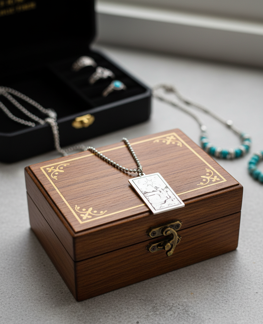 Tarot Card Necklace - Divine Intentions