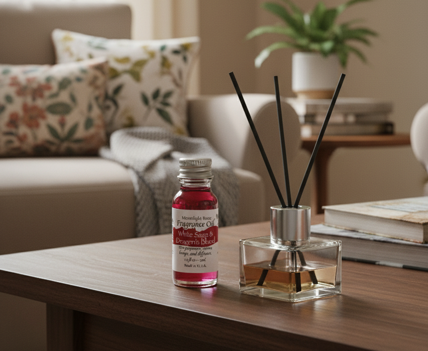 Moonlight Rose White Sage & Dragon's Blood Aroma Oil