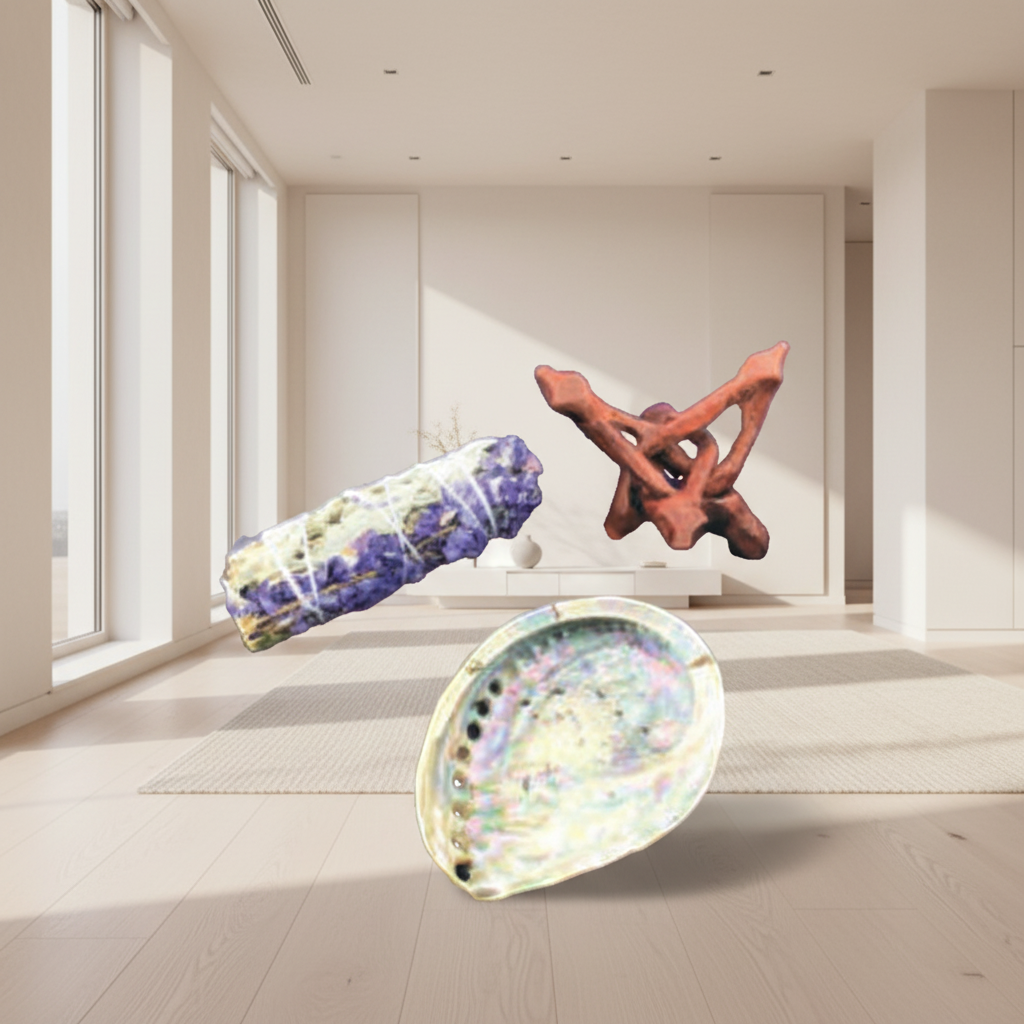 Sage Smudge Kit w/Purple Espuela 4 Inch