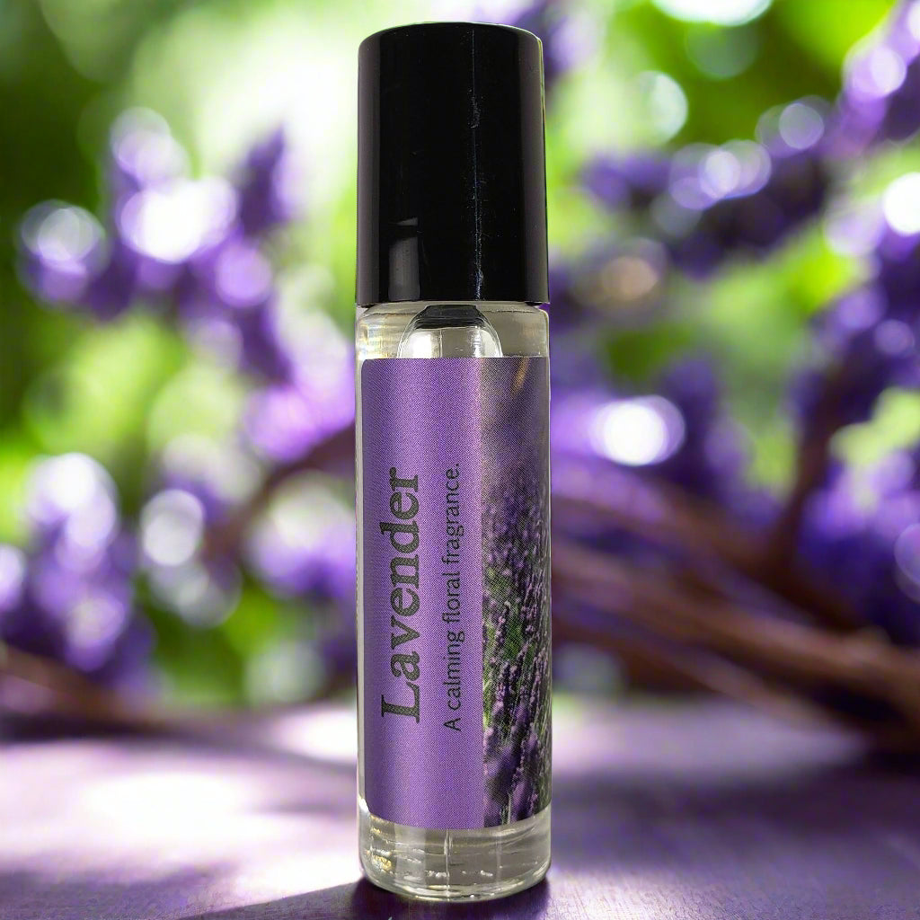 Shadow Scents Lavender Roll-On Perfume Body Oil – Soothing Floral & Herbal Fragrance Oil, Body Oil