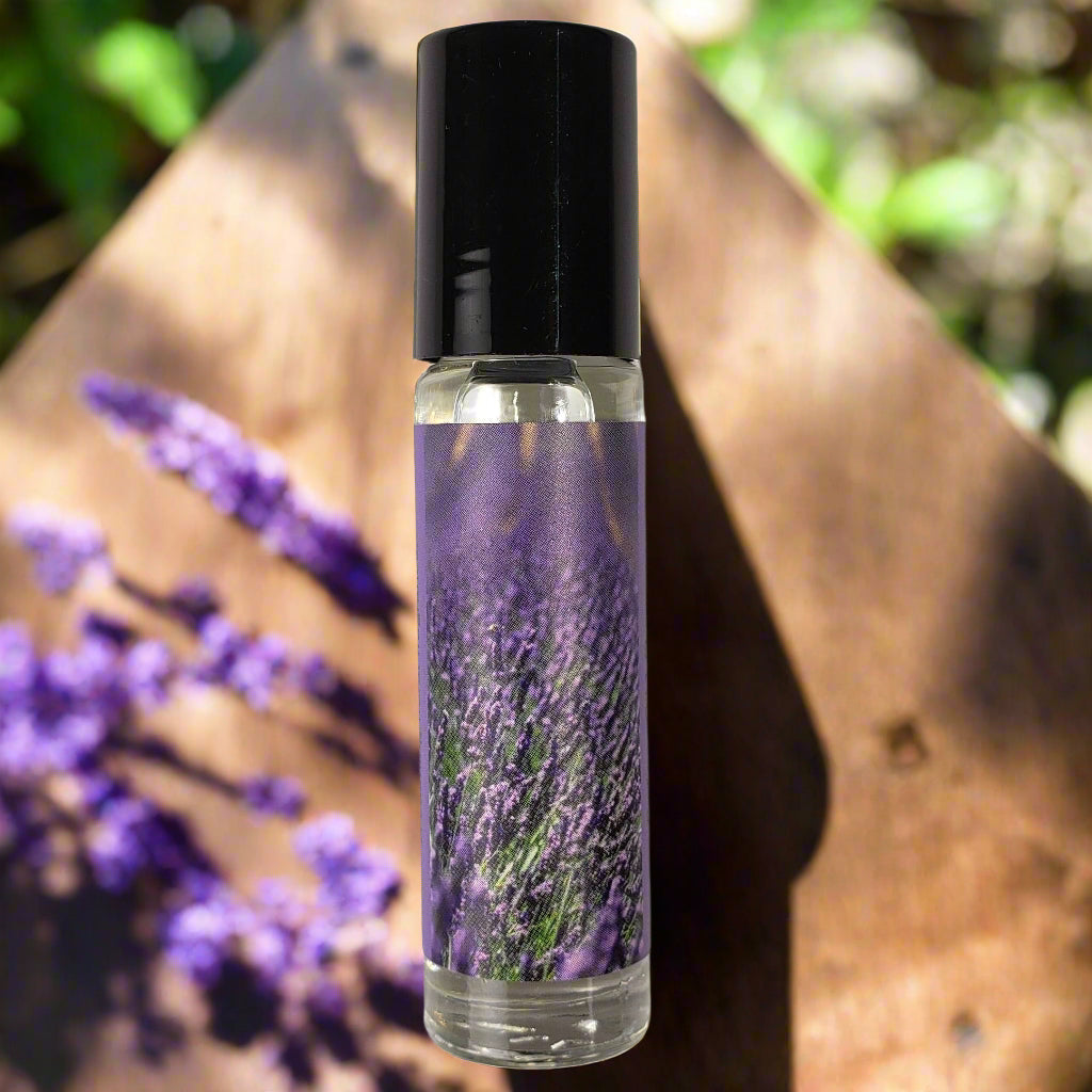 Shadow Scents Lavender Roll-On Perfume Body Oil – Soothing Floral & Herbal Fragrance Oil, Body Oil