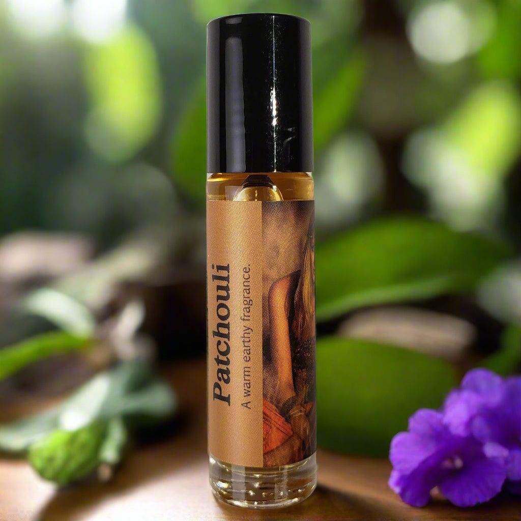 Shadow Scents Patchouli Roll-On Perfume Body Oil – Earthy, Spicy & Woodsy Unisex Fragrance Oil