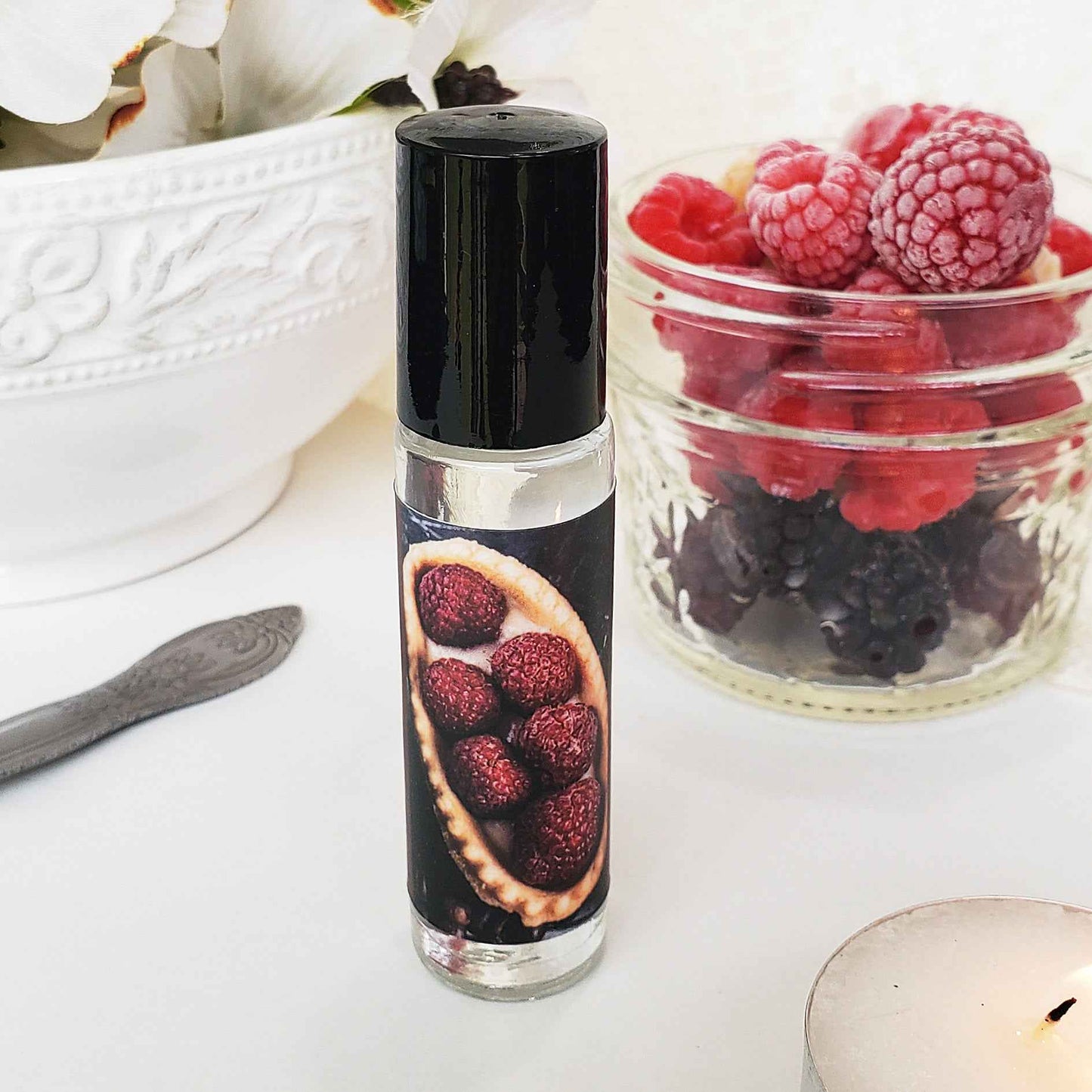 Shadow Scents Raspberry Vanilla Roll-On Perfume Body Oil – Raspberries and Sweet Vanilla Fragrance Oil