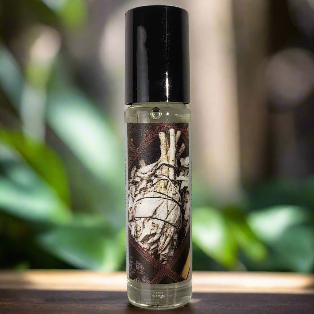 Shadow Scents Sweet Sage Roll-On Perfume Body Oil – Earthy, Spicy, and Warm Unisex Fragrance Oil