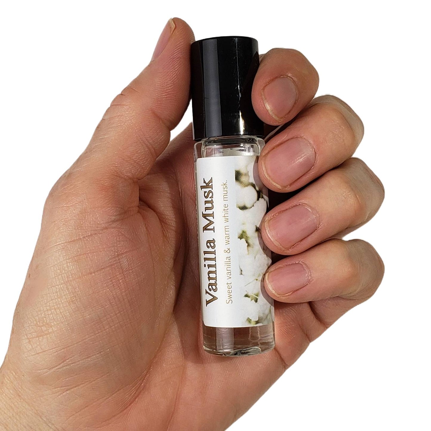 Shadow Scents Vanilla Musk Roll-On Perfume Body Oil – Sweet Vanilla & Warm White Musk Fragrance Oil