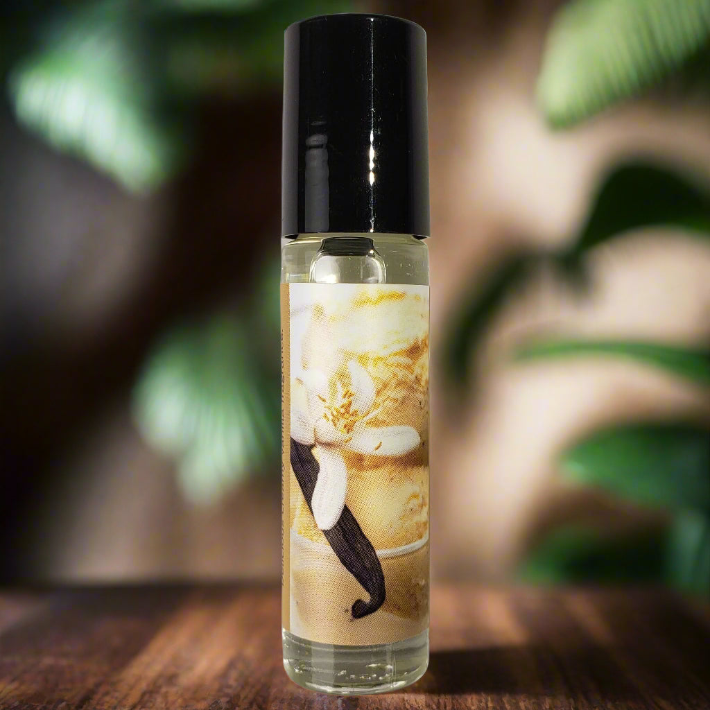 Shadow Scents Vanilla Roll-On Perfume Body Oil – Rich, Creamy Vanilla Fragrance Oil for Women