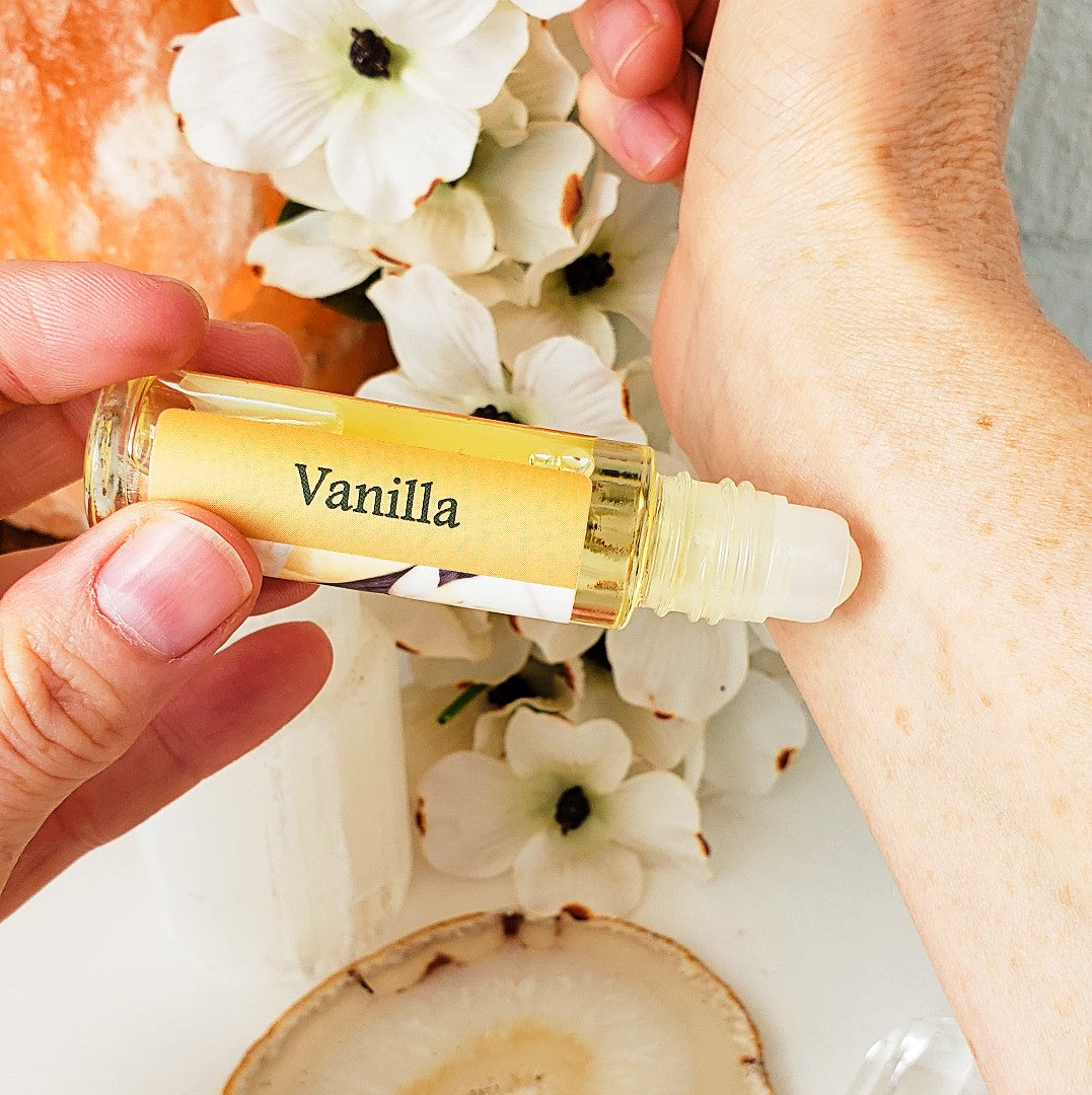 Shadow Scents Vanilla Roll-On Perfume Body Oil – Rich, Creamy Vanilla Fragrance Oil for Women