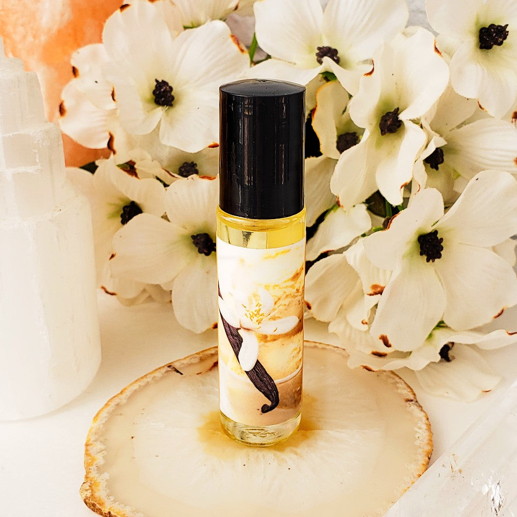 Shadow Scents Vanilla Roll-On Perfume Body Oil – Rich, Creamy Vanilla Fragrance Oil for Women