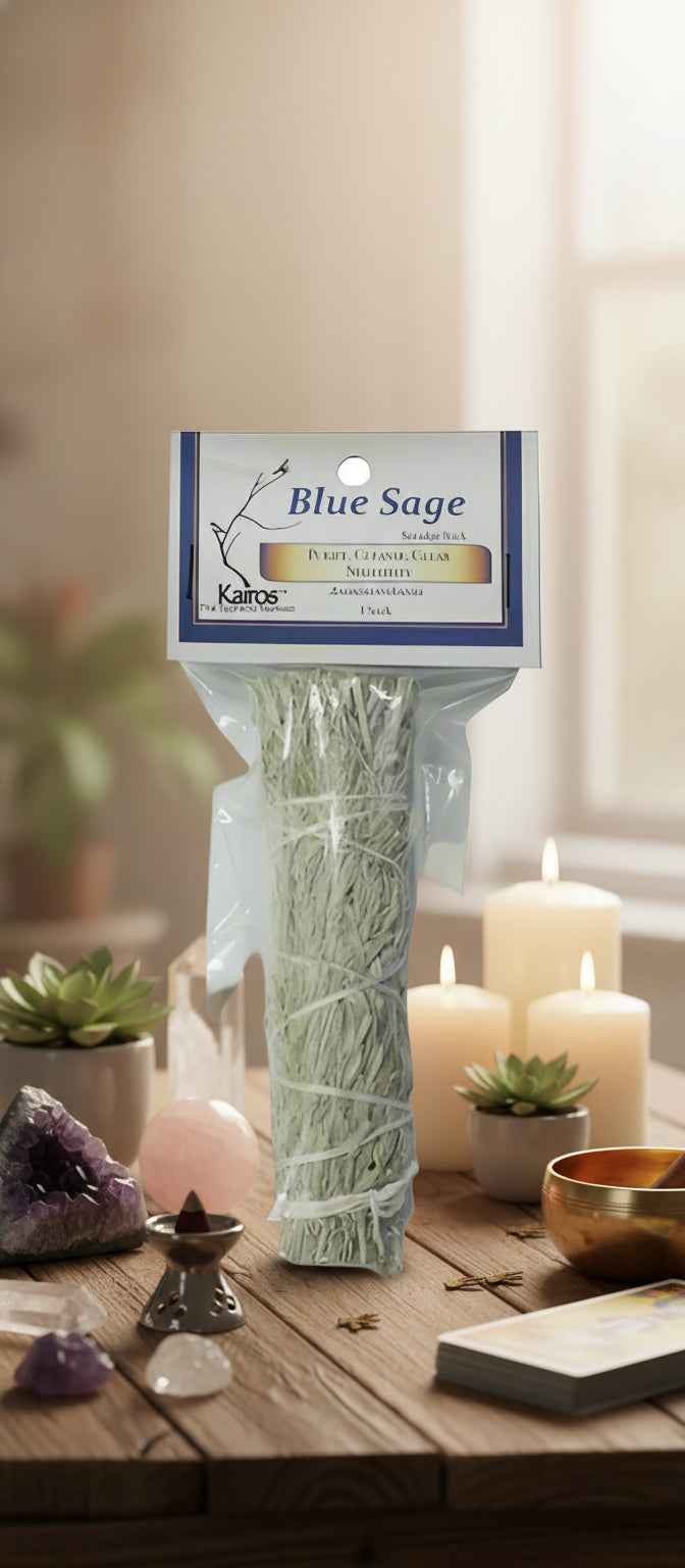 Blue Sage Smudge Stick 4"