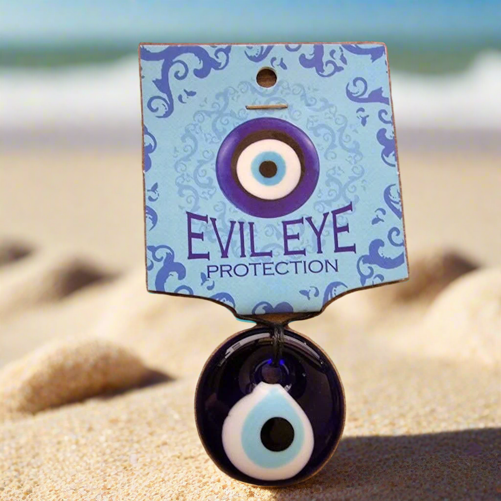 1.5" Evil Eye Ceramic Pendant