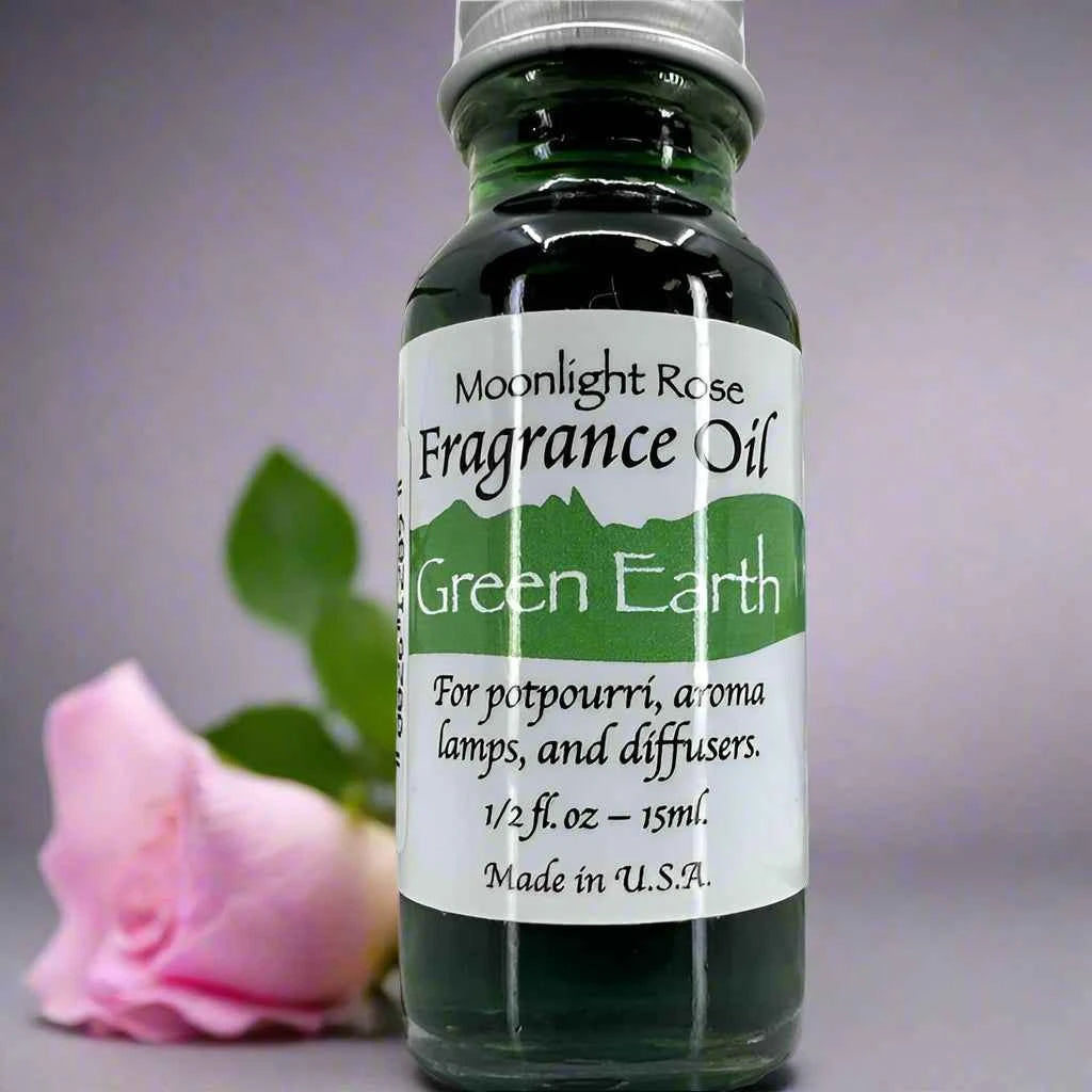 Moonlight Rose Green Earth Aroma Oil - Enhance Your Senses with Nature's Essence