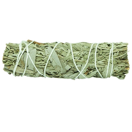 White Sage & Blue Sage Smudge Stick – 4"