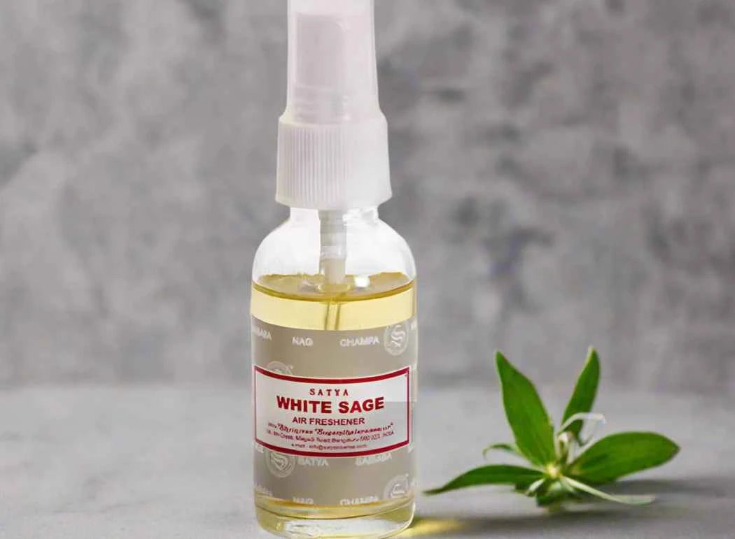 Satya White Sage Air Freshener 30 ml Spray Bottle For Purification