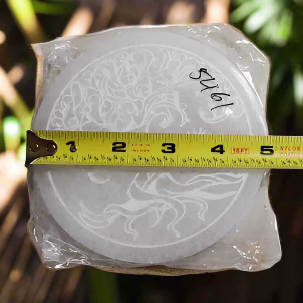 Tree of Life Charging Plate 5 Inch for Crystal Charging and Cleansing