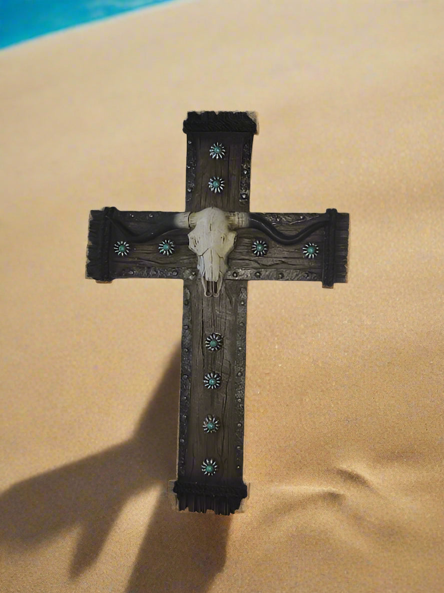 Western Crucifix Wall Plaque