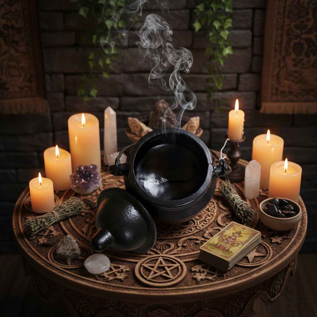 Cast Iron Cauldron 4.5 Inch for Alter and Kitchen Use